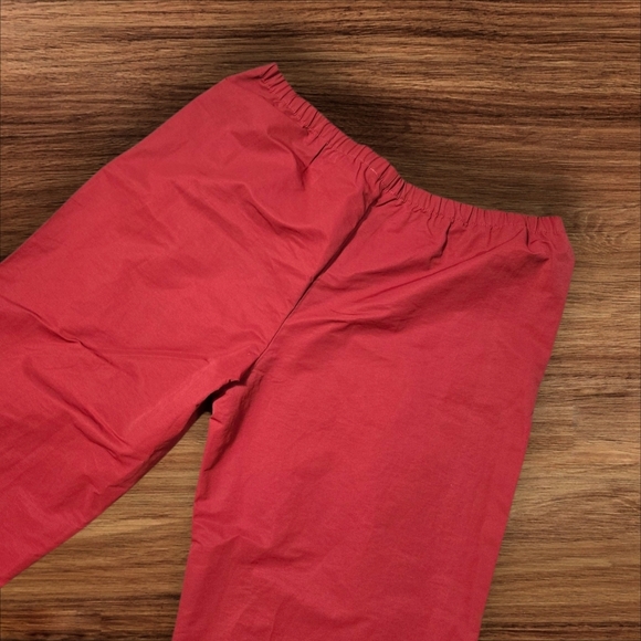 Cali 1850 Muted Red Track Pants with White Stripes NWT - Picture 5 of 8